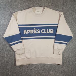 Abercrombie & Fitch "Après Club" Graphic Crewneck Sweatshirt. Size Large